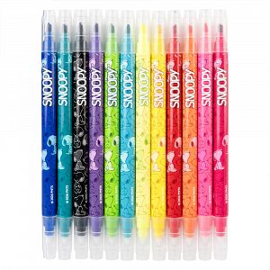 Erasable Markers in 12 Colors Set of 12 pieces SNOOPY