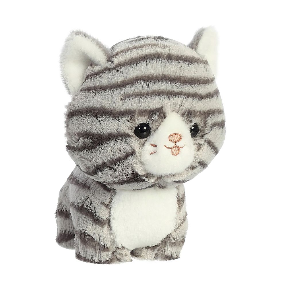 TEDDY PETS Grey Tabby Cat Λούτρινη Γατούλα 18εκ
