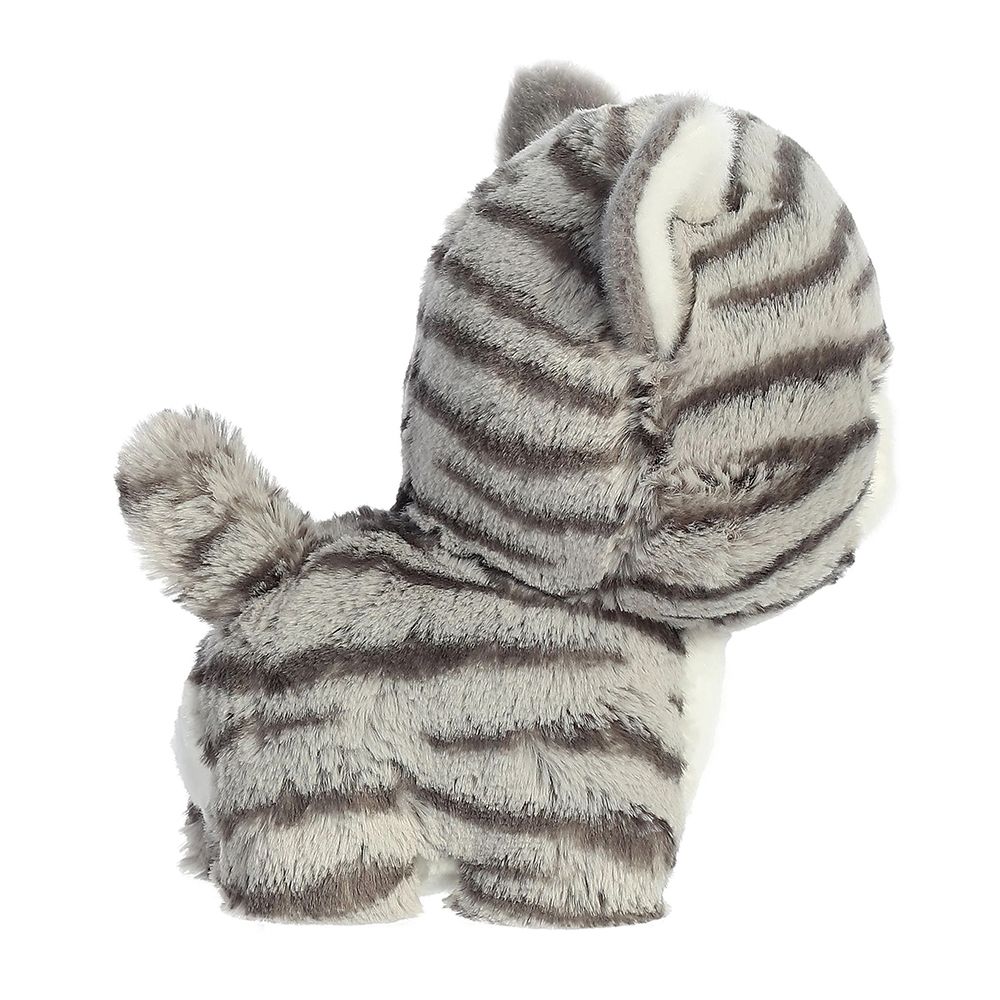 TEDDY PETS Grey Tabby Cat Λούτρινη Γατούλα 18εκ