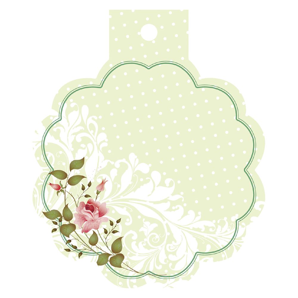 Design Papers With Hole MINICUTTIES Roses