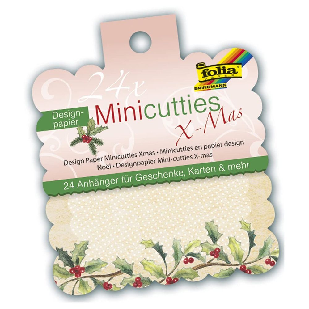 Διακοσμητικά Χαρτιά Με Οπή MINICUTTIES Χριστούγεννα
