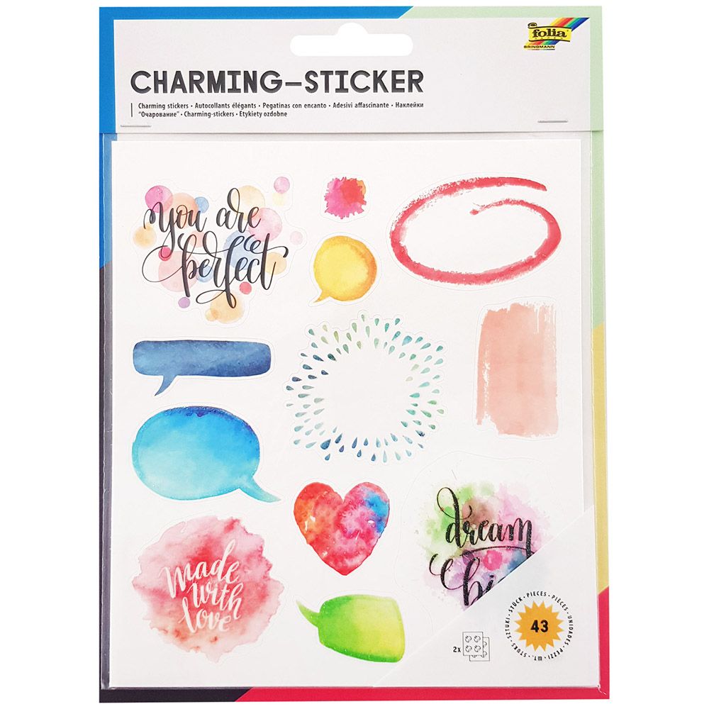 Σετ 43 Charming Stickers, 2 Φύλλα 15Χ17cm, ALL YEAR II