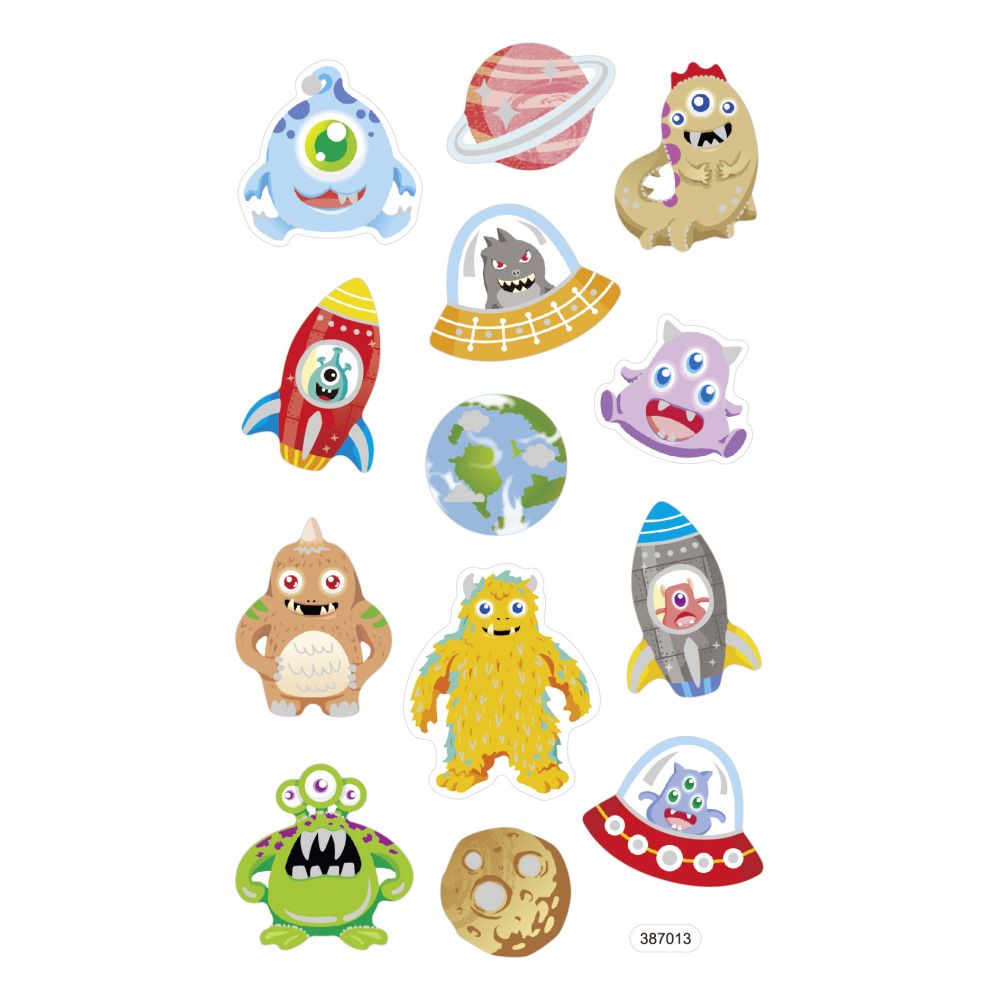 Σετ 25 Αυτοκόλλητα Soft-Stickers ΣΤΟ ΔΙΑΣΤΗΜΑ