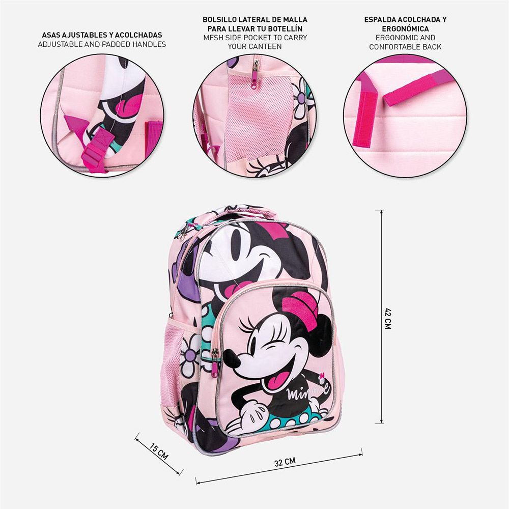 School Backpack 42cm DISNEY Minnie Mouse