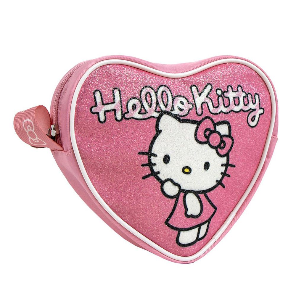 Τσαντάκι Ώμου 14εκ HELLO KITTY Καρδιά