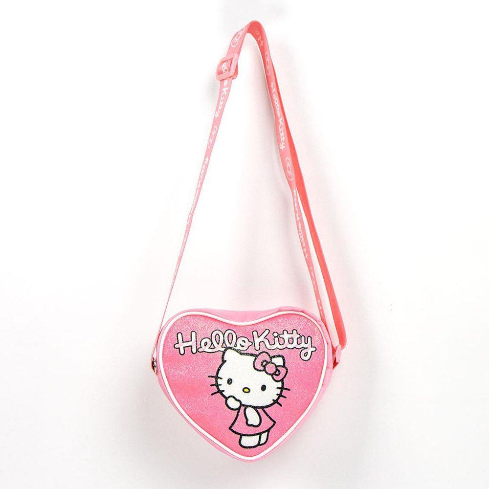 Τσαντάκι Ώμου 14εκ HELLO KITTY Καρδιά
