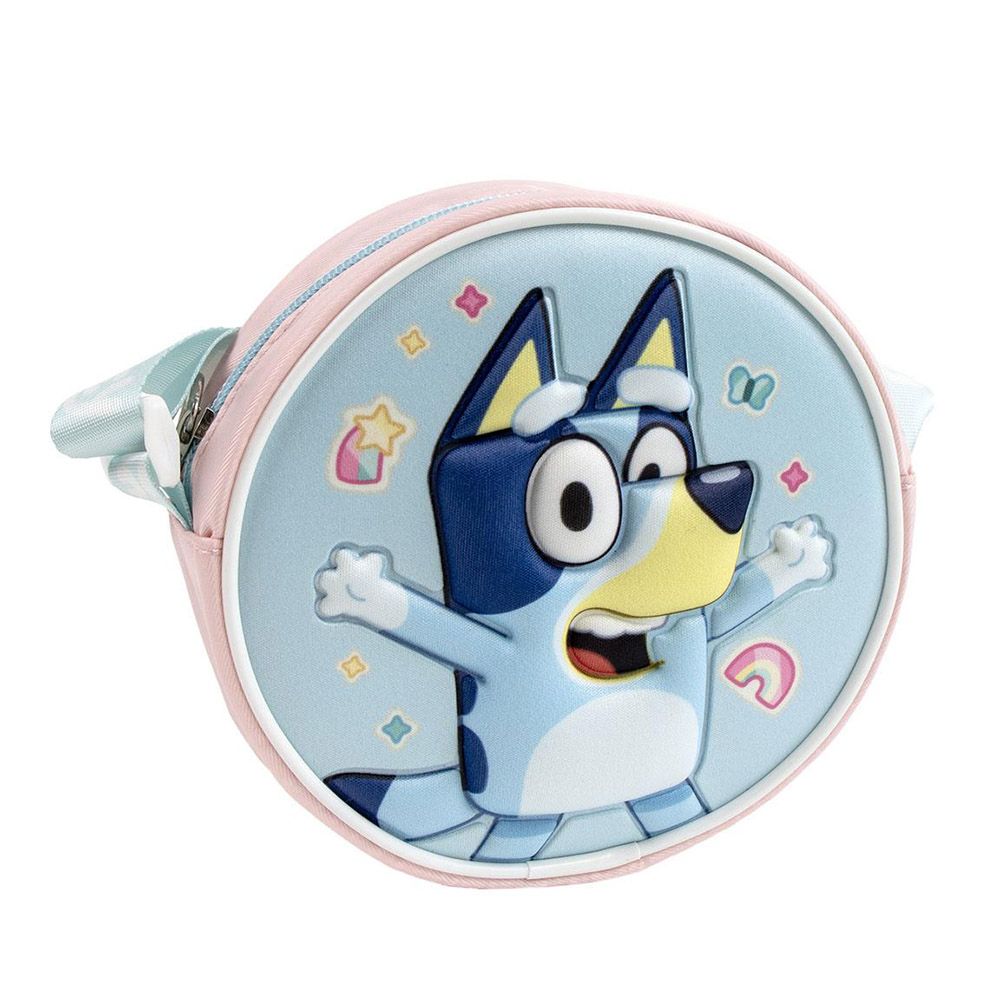 Round-shaped 3D Shoulder Bag 13cm BLUEY