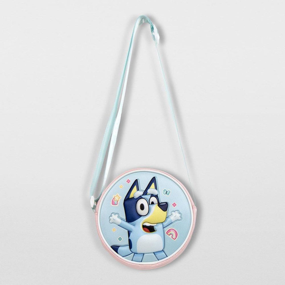 Round-shaped 3D Shoulder Bag 13cm BLUEY