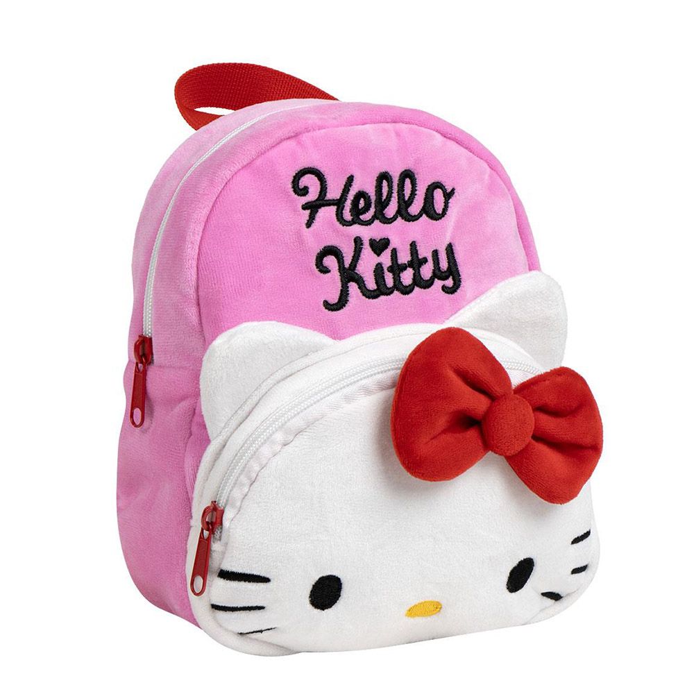 Premium Απαλή Τσάντα Πλάτης 22εκ Παιδικού Σταθμού HELLO KITTY
