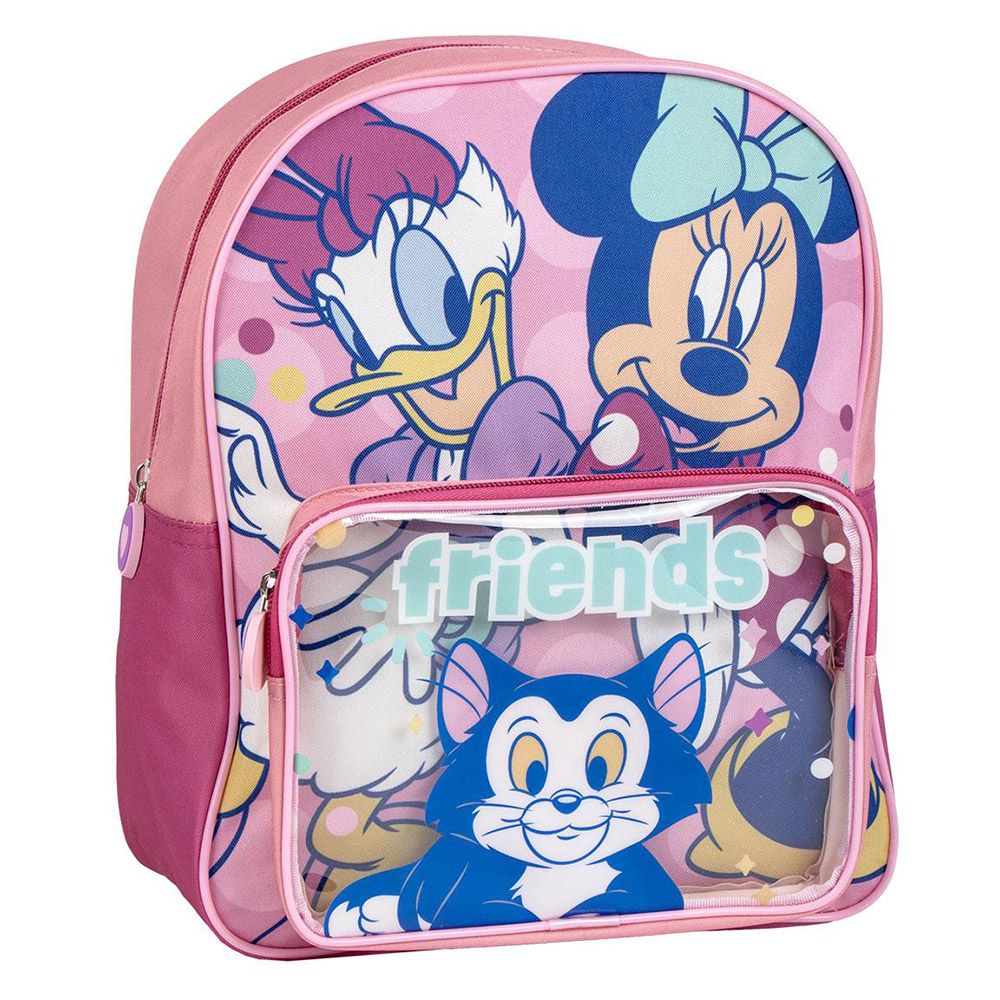Παιδική Τσάντα Πλάτης 30εκ με Διάφανη Τσέπη Friends DISNEY Minnie Mouse