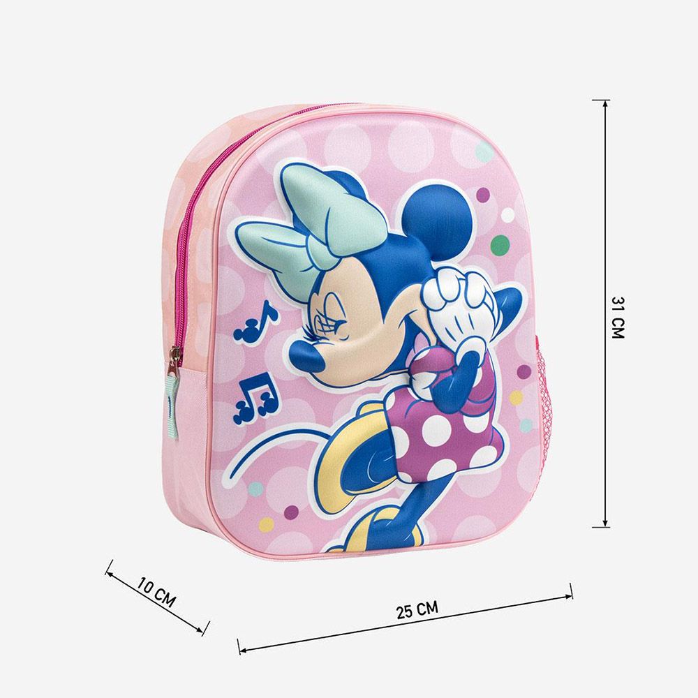 3D Τσάντα Πλάτης 31εκ Νηπιαγωγείου DISNEY Μίνι Μάους
