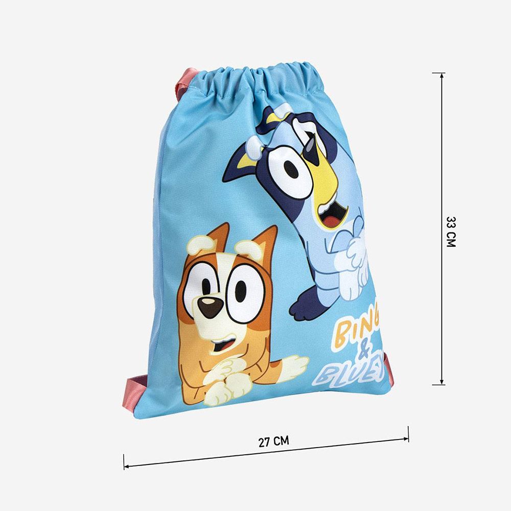 Drawstring Bag 27X33 BLUEY