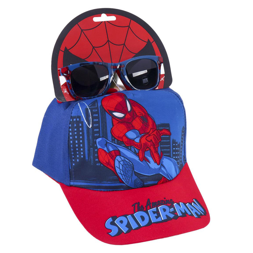Σετ με Καπέλο Τζόκεϊ 53εκ & Γυαλιά Ηλίου MARVEL SPIDERMAN Hero