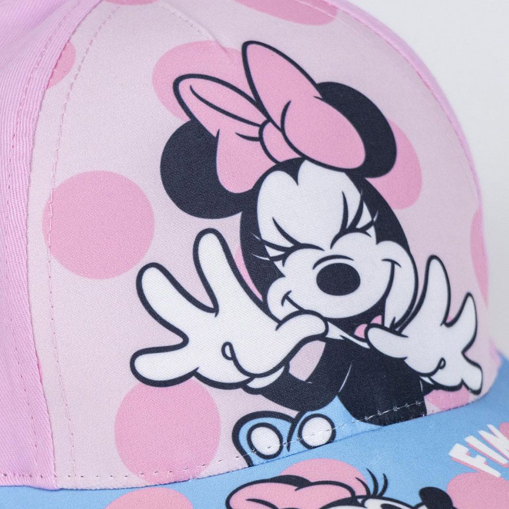 Παιδικό Καπέλο 53εκ [4-8χρ] DISNEY Minnie Mouse με Ροζ Γείσο