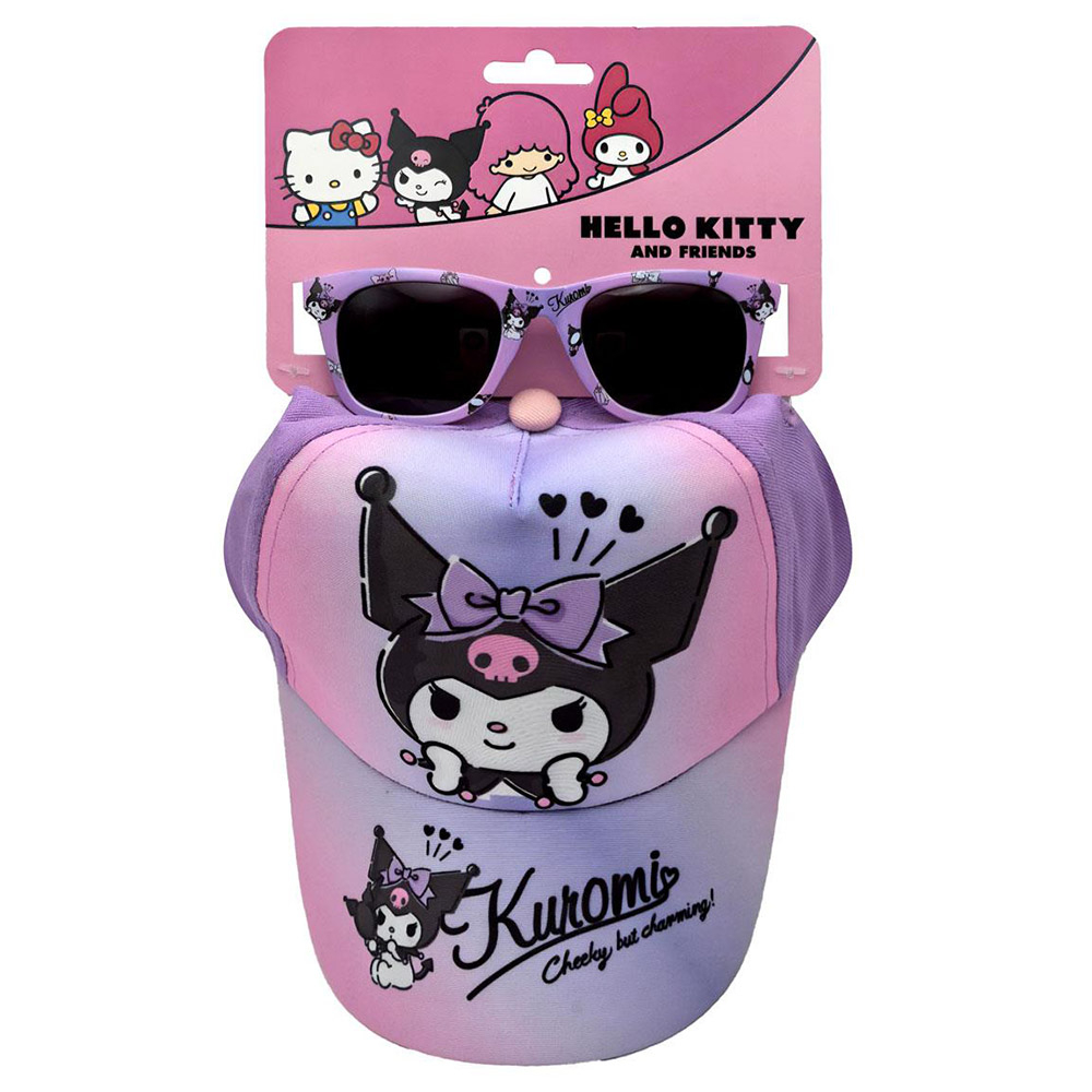 Σετ με Καπέλο 53εκ & Γυαλιά Ηλίου HELLO KITTY Kuromi
