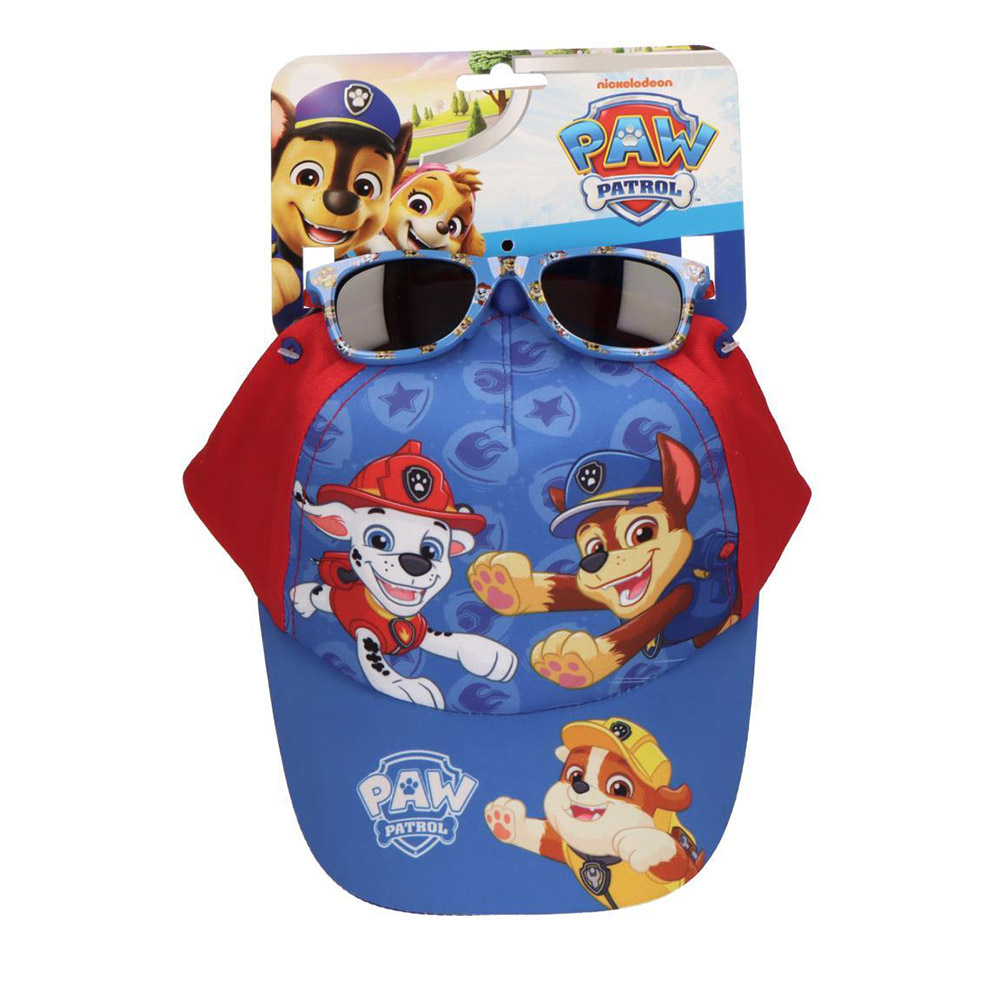 Set Kids Adjustable Baseball Cap 53cm & Sunglasses PAW PATROL
