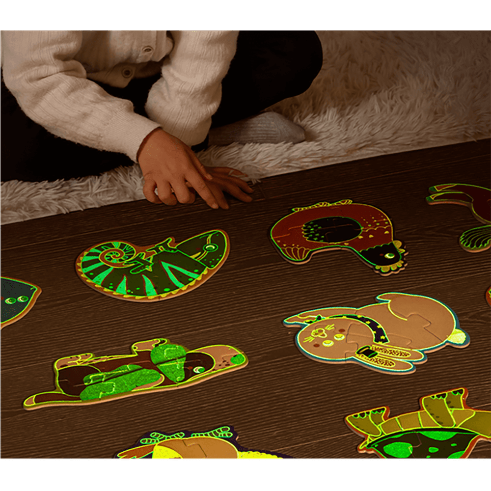 DELI GENIUS Puzzle 89 pcs My Dinosaur Family 4+