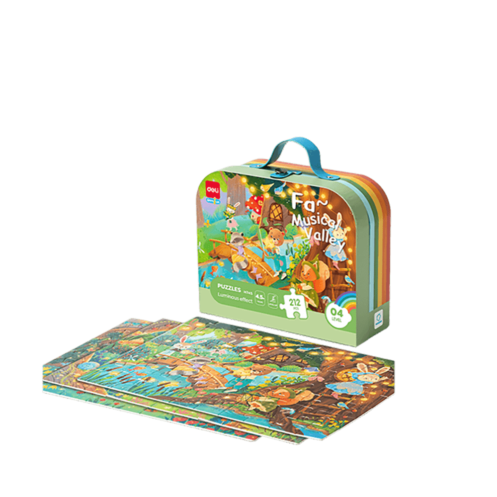 DELI GENIUS Puzzle 89 pcs FA Musical Valey 4+