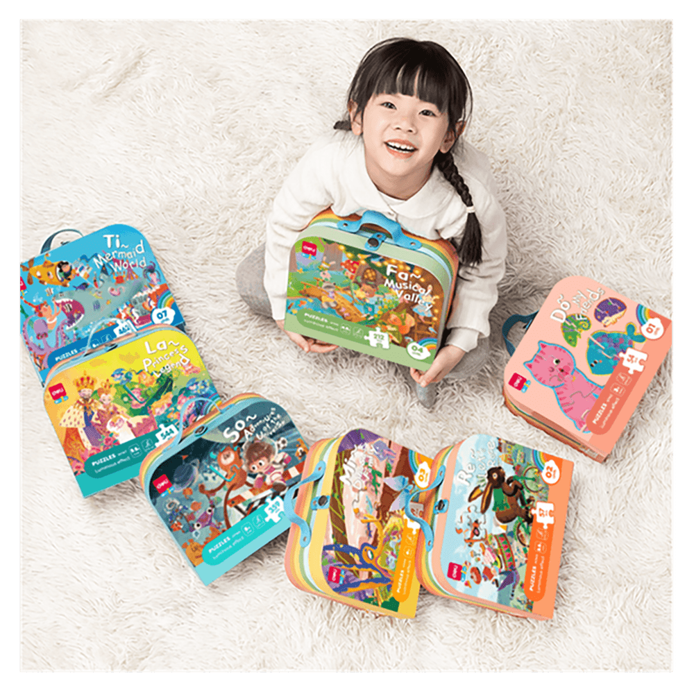 DELI GENIUS Puzzle 89 pcs FA Musical Valey 4+