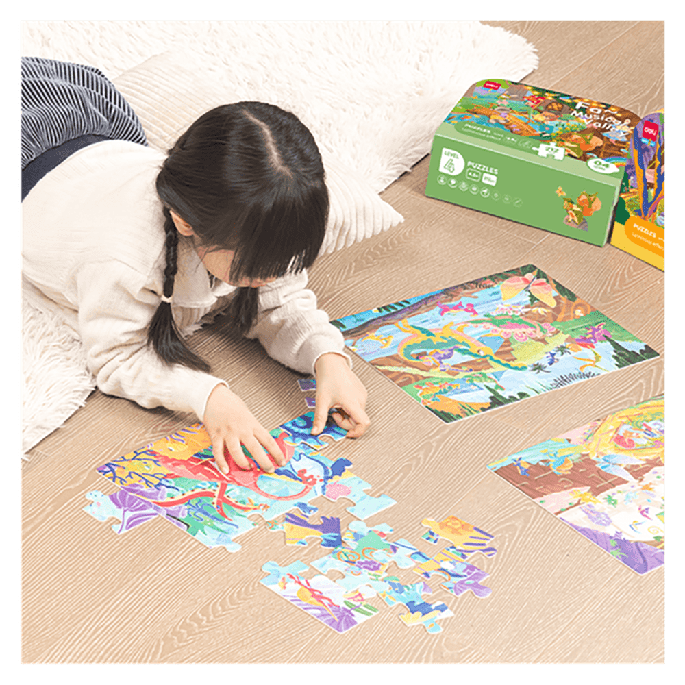 DELI GENIUS Puzzle 89 pcs FA Musical Valey 4+