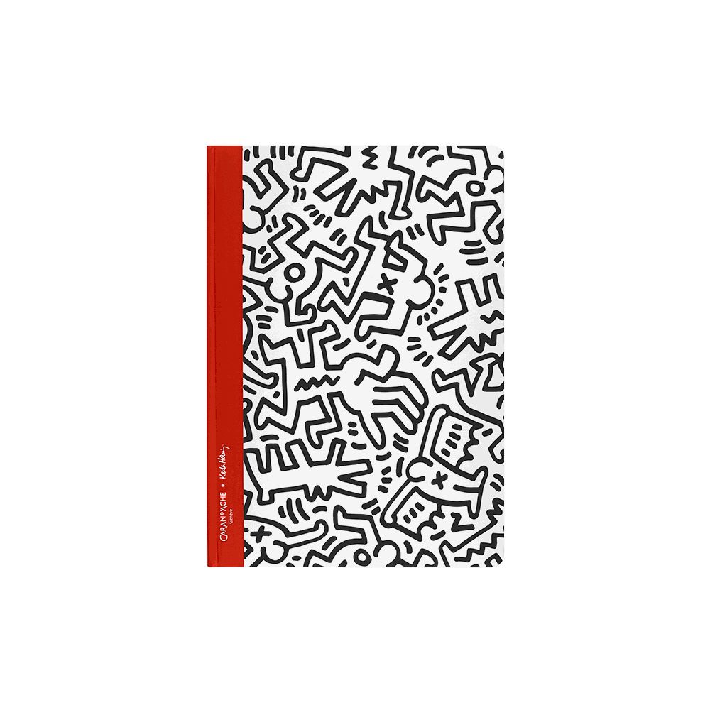 CDA KEITH HARING Christmas Σημειωματάριο Τελίτσες A5/15X21 120 φύλλα (πακέτο 2τμχ)