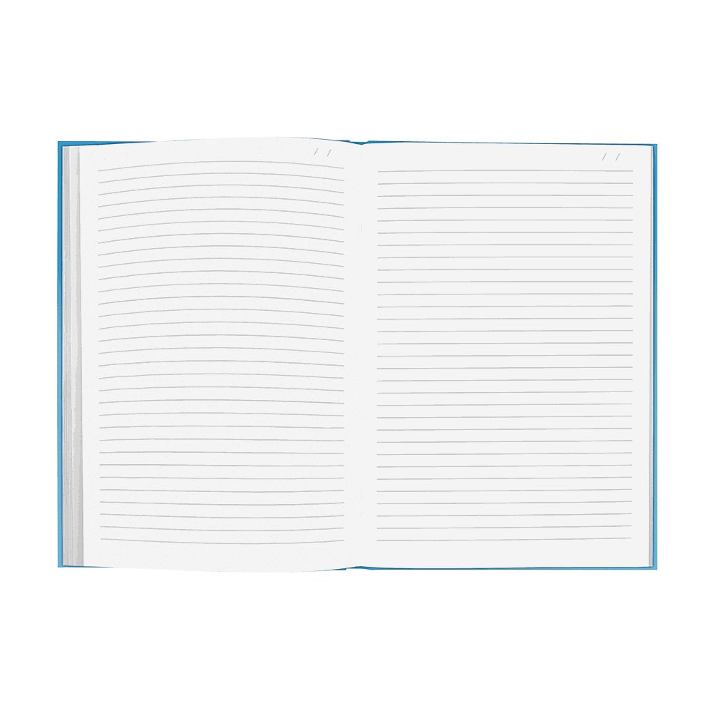 CDA COLORMAT-X Lined Notebook A5/15X21 120 sheets Turqoise