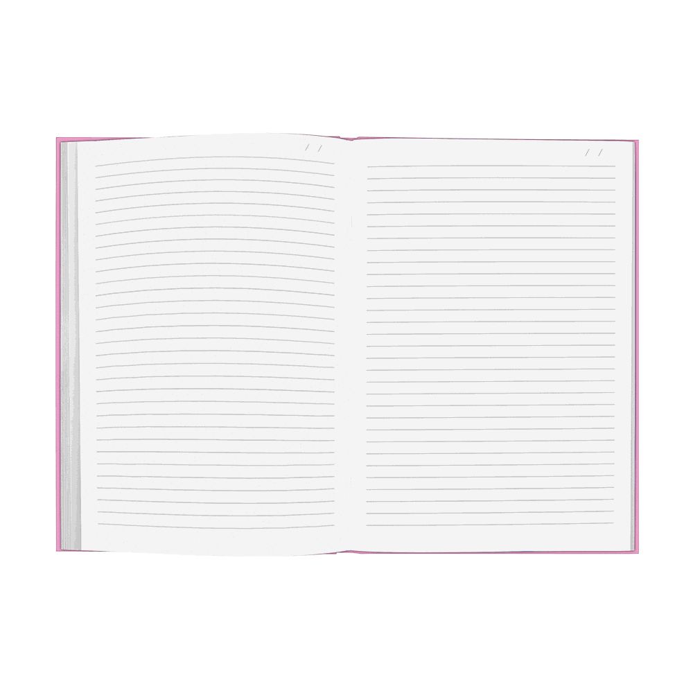 CDA COLORMAT-X Lined Notebook A5/15X21 120 sheets Pink