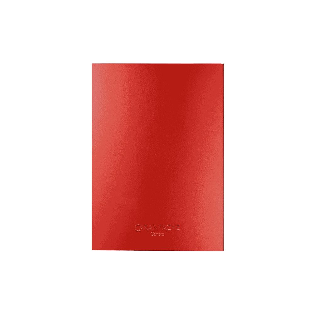 CDA COLORMAT-X Lined Notebook A5/15X21 120 sheets Red