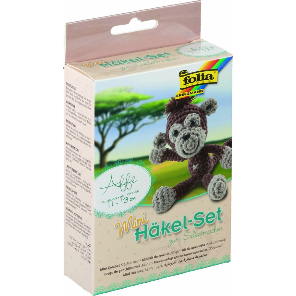 Mini Felt Sewing Set, Monkey