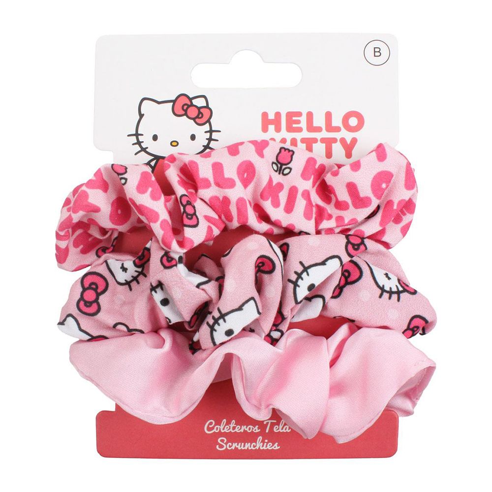 Hair Accessories Scrunchies 3pcs HELLO KITTY