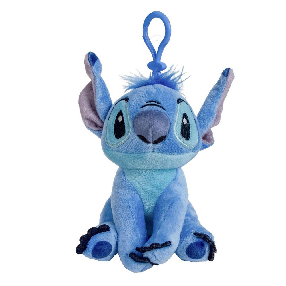 Λούτρινο Κρεμαστό 12εκ 3D για Τσάντες DISNEY Lilo & Stitch Γαλάζιο