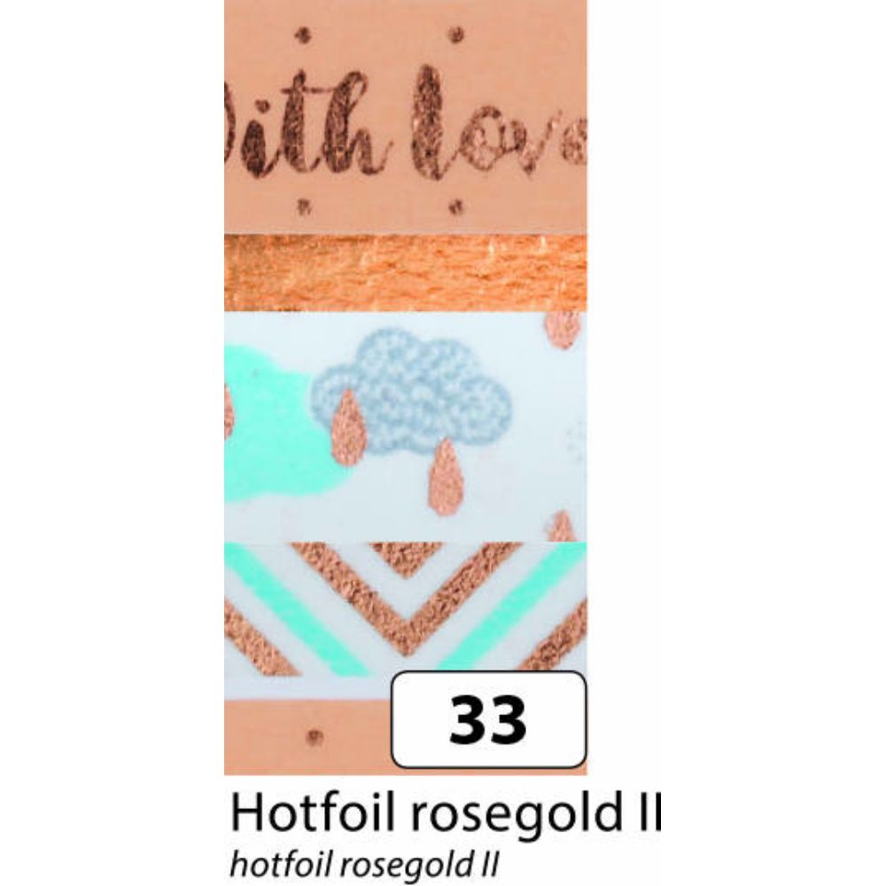 Washi Lace Tape, 4pcs set, Goldfoil Pink Gold II