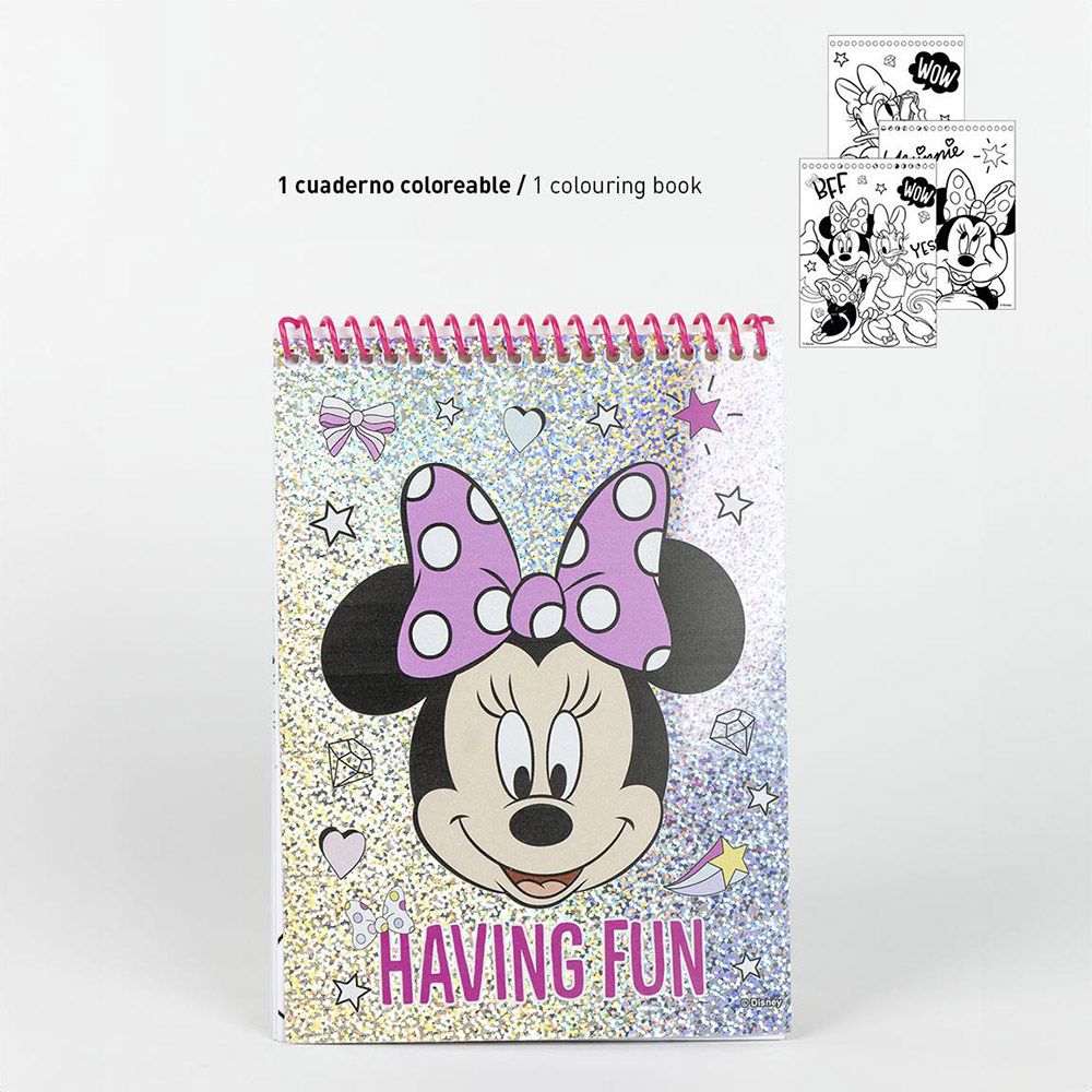 Colouring Stationery Set Box 26pcs DISNEY Minnie Mouse