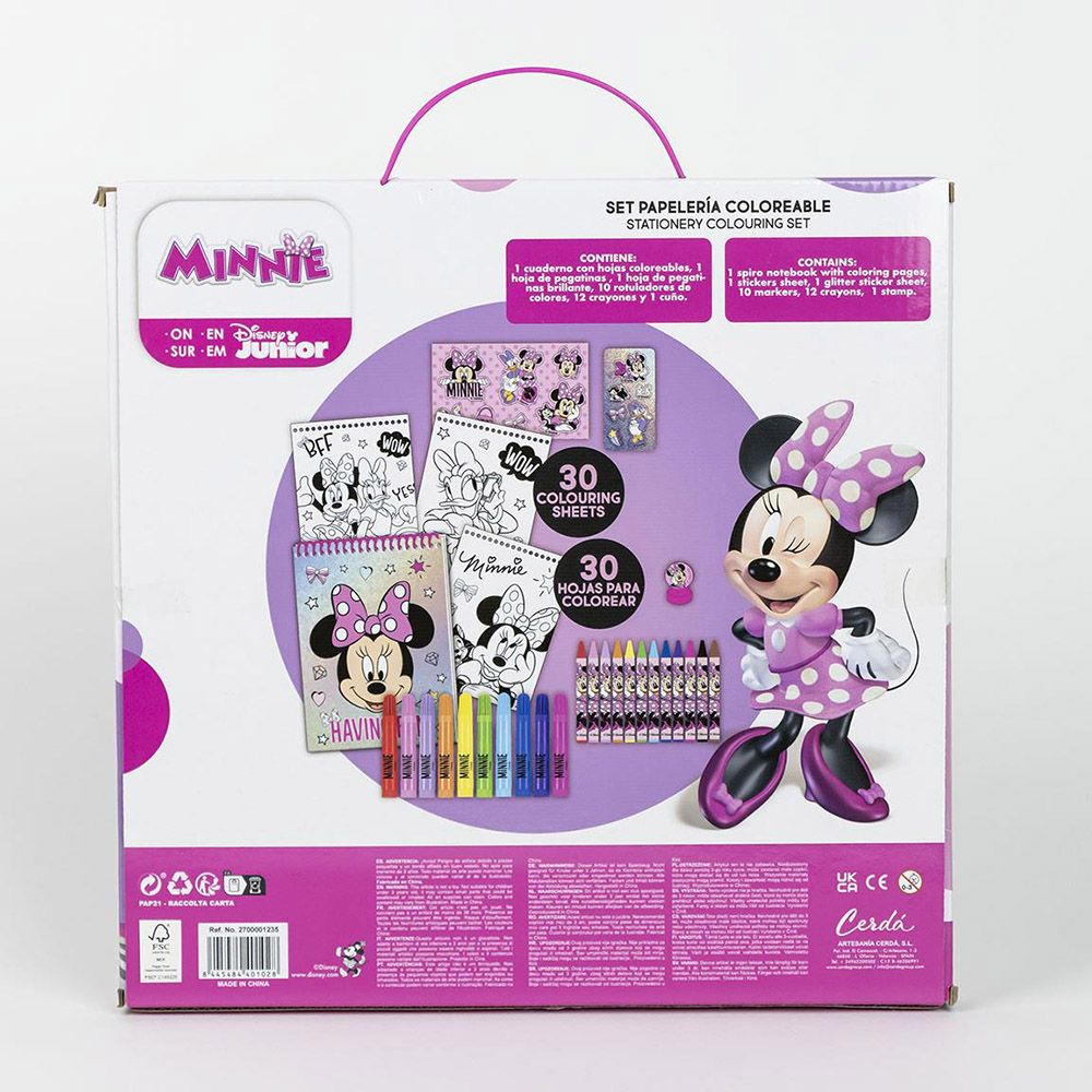 Colouring Stationery Set Box 26pcs DISNEY Minnie Mouse