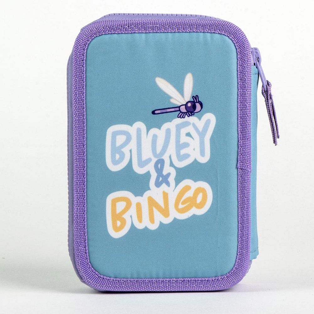 Double Pencil Case with Accessories BLUEY