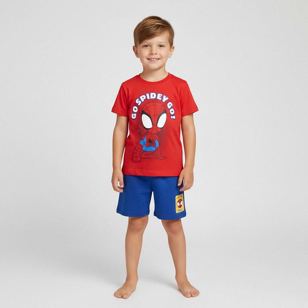 Children's Set with T-Shirt and Short Pants MARVEL Spidey