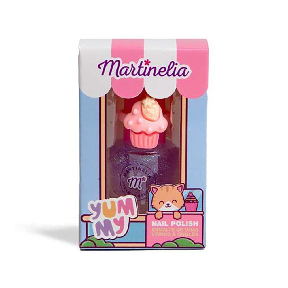 Σούπερ Σετ με Γκλίτερ Βερνίκι Νυχιών 5ml Ροζ Ημιδιάφανο & Δαχτυλίδι YUMMY