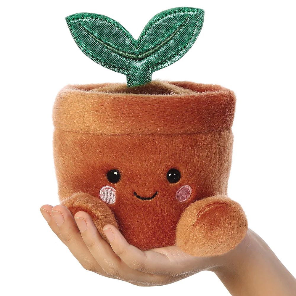 PALM PALS Terra Potted Plant Λούτρινο Φυτό σε Γλάστρα 13εκ