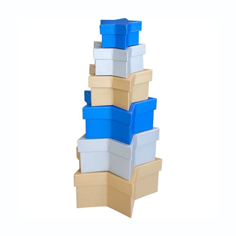 Gift Boxes 6 Colors & sizes STARS
