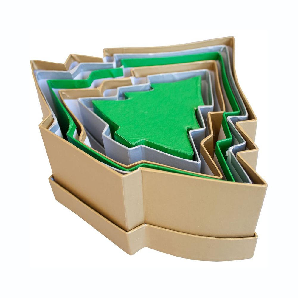Gift Boxes 6 Colors & sizes FIR TREE