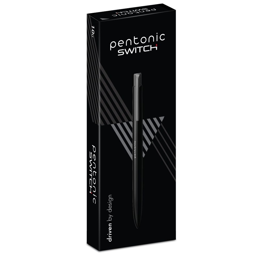 Ball pen LINC Pentonic Switch/black, 10pcs box