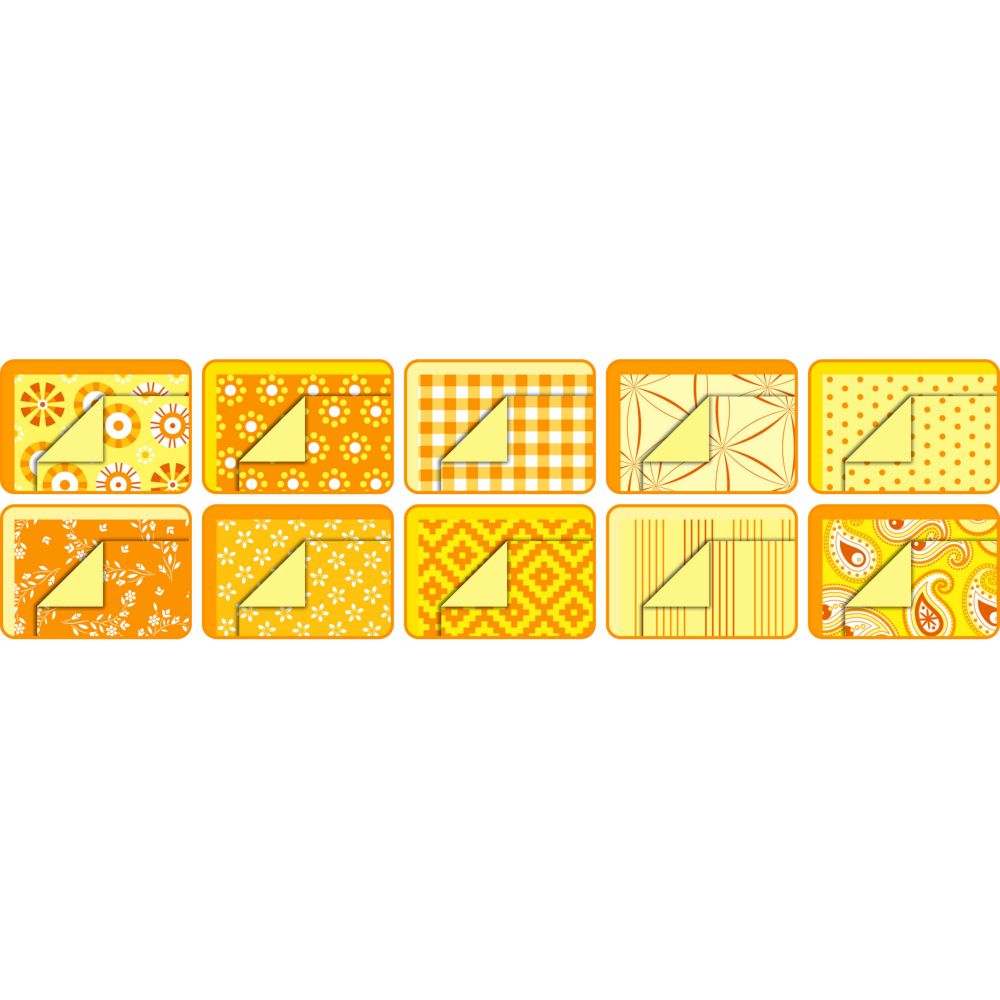 Motif Pad Basics, 24x34 cm, 30 Sheets, yellow