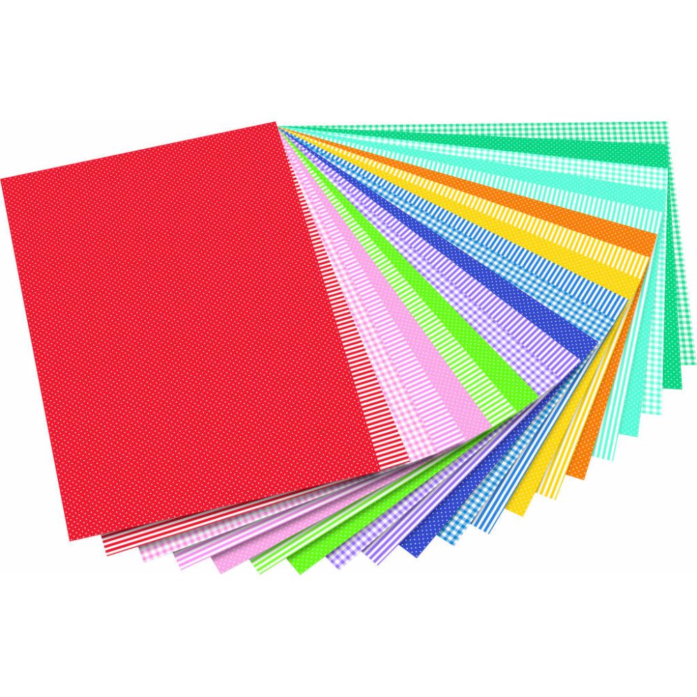 Motif Pad Basics, 24x34 cm, 20 Sheets, Intensive