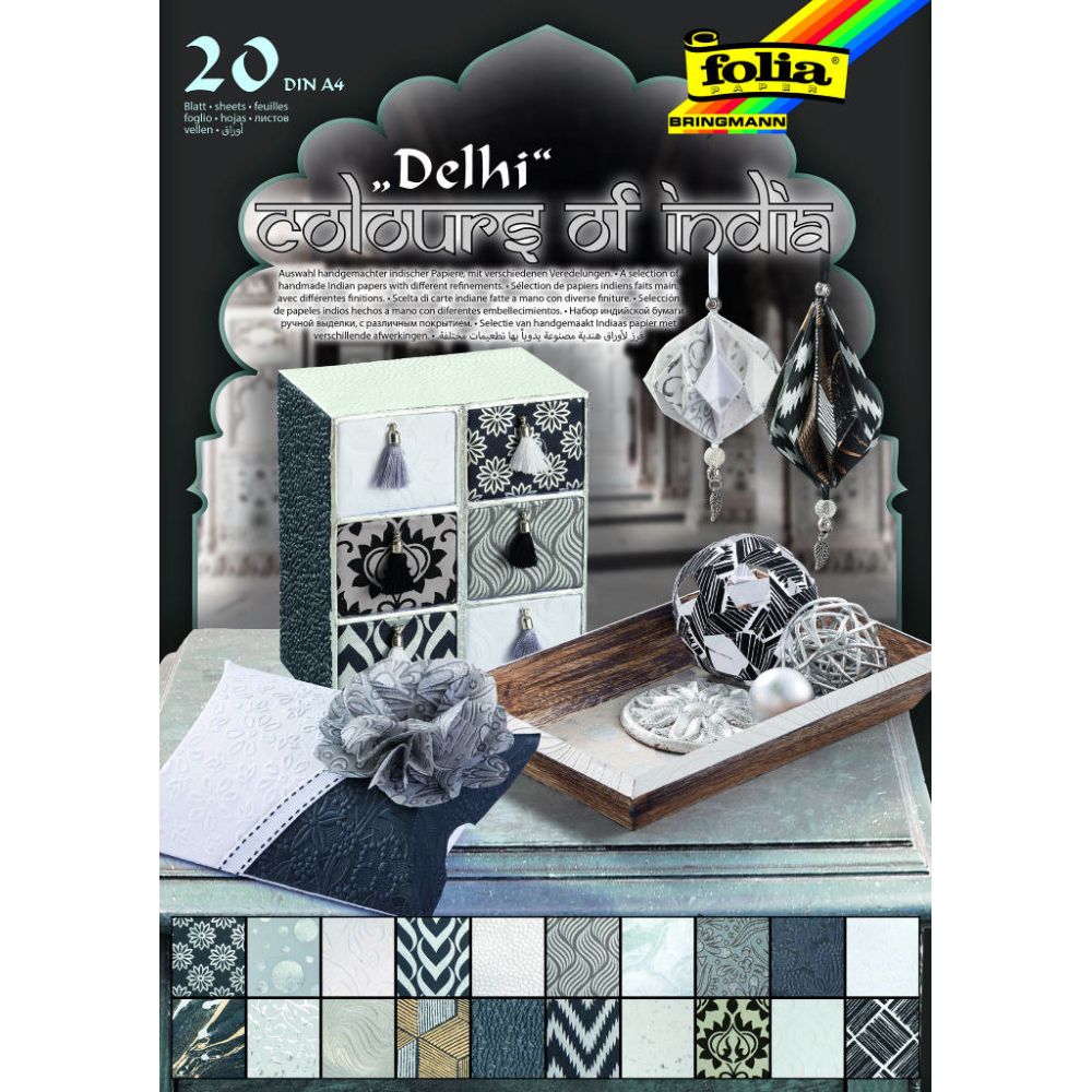 Motif Pad Colours of India, A4/21x29cm, 20sh, Delhi