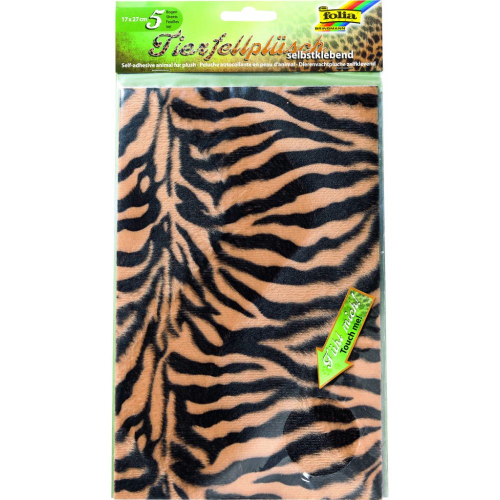 Self-adhesive Fur Plush, 50x70, 5 rolls set