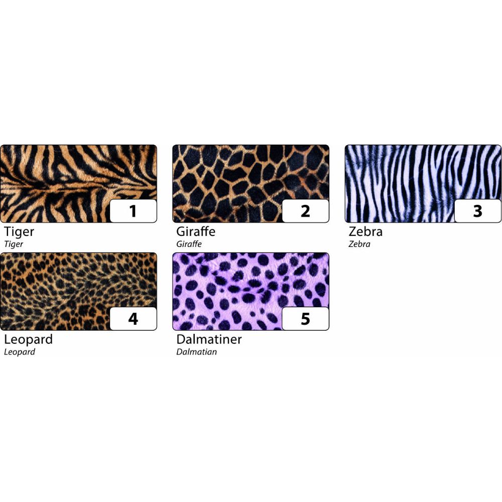 Self-adhesive Fur Plush, 50x70, 5 rolls set