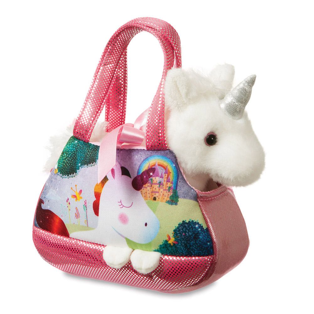 Sparkle Tales Fancy Pal Melody Unicorn Λούτρινο Μονόκερος σε Τσαντάκι 20εκ