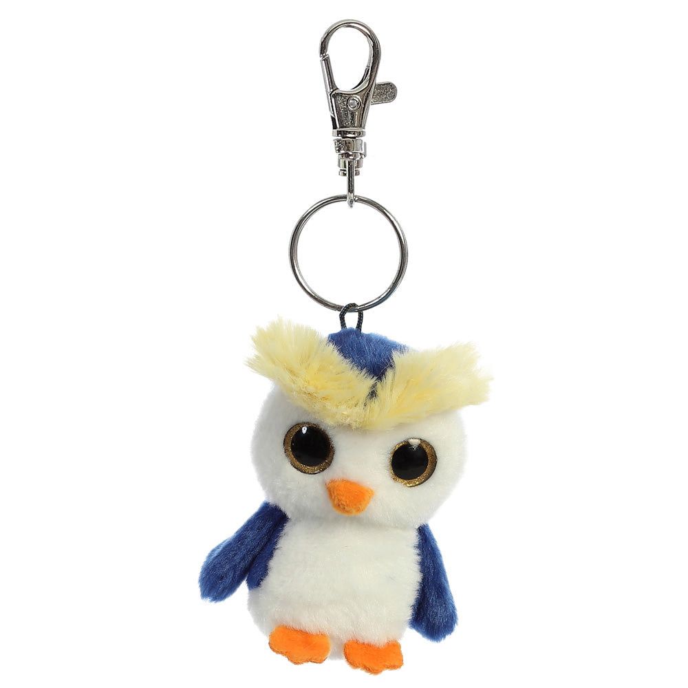 YOOHOO Skipee RockhopperPenguin Soft Toy with Keyclip 9cm
