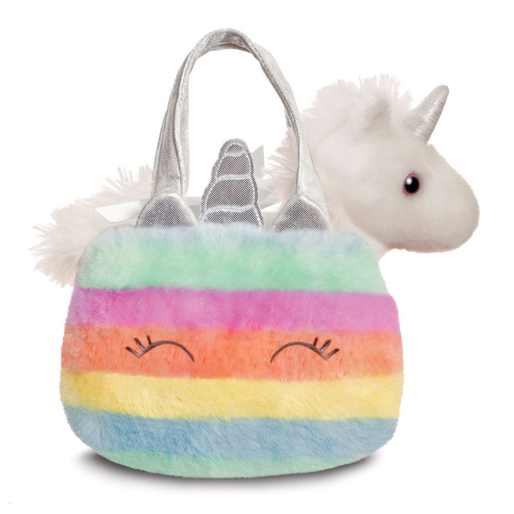 FANCY PALS Rainbow Unicorn Λούτρινο Μονόκερος σε Τσαντάκι 20εκ
