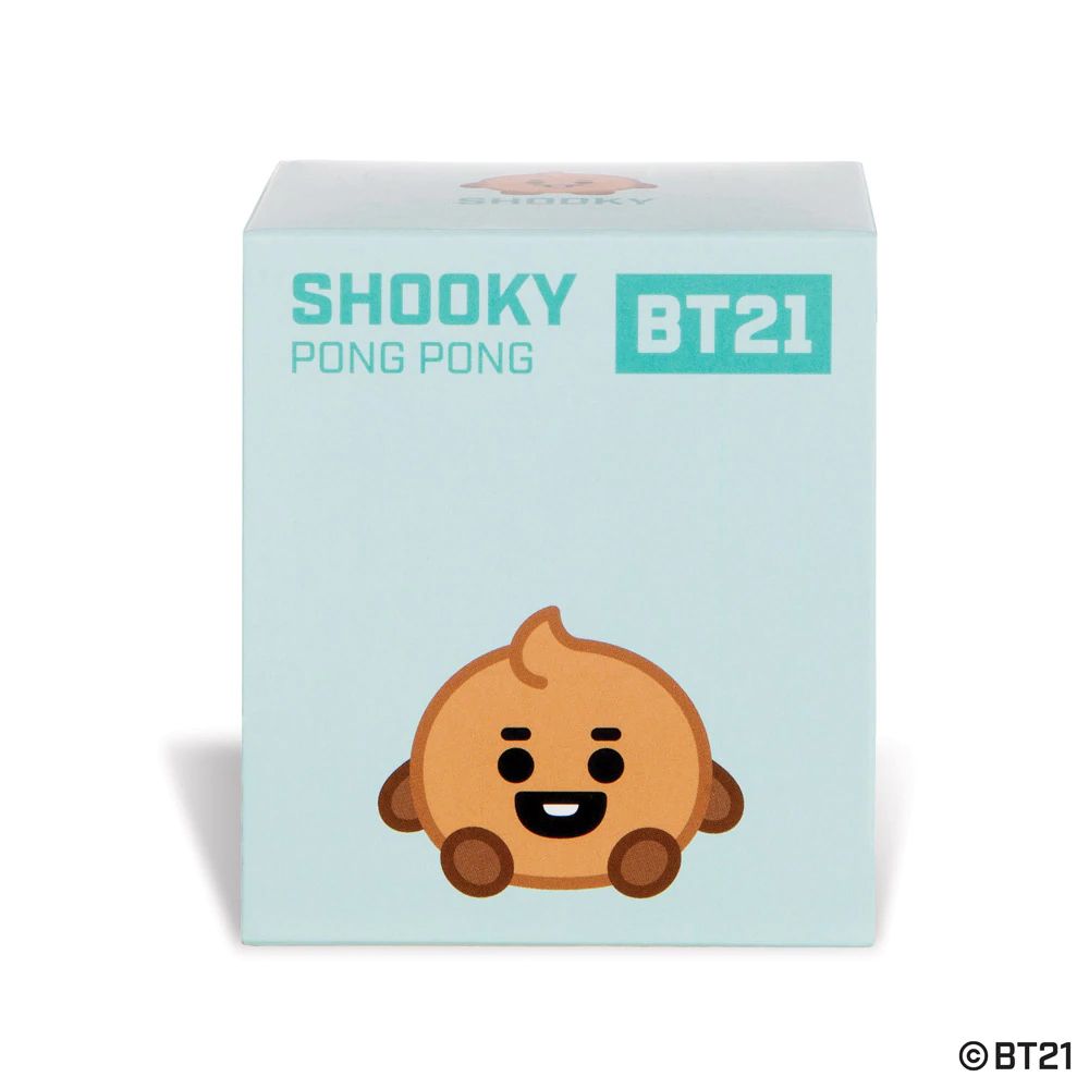 Small Soft Toy in Gift Packaging BT21 Baby Shooky Pong Pong 5cm